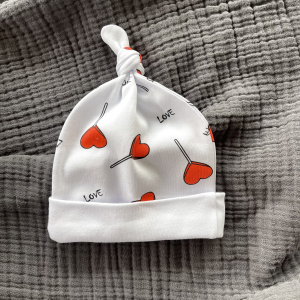 Шапочка-узелок Сердце 