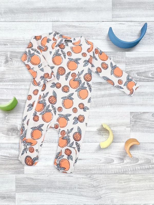 Комбинезон Mjölk Sleep and Play Мандарины