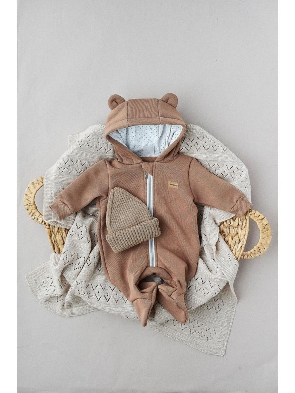 Комбинезон Мишка начес какао 