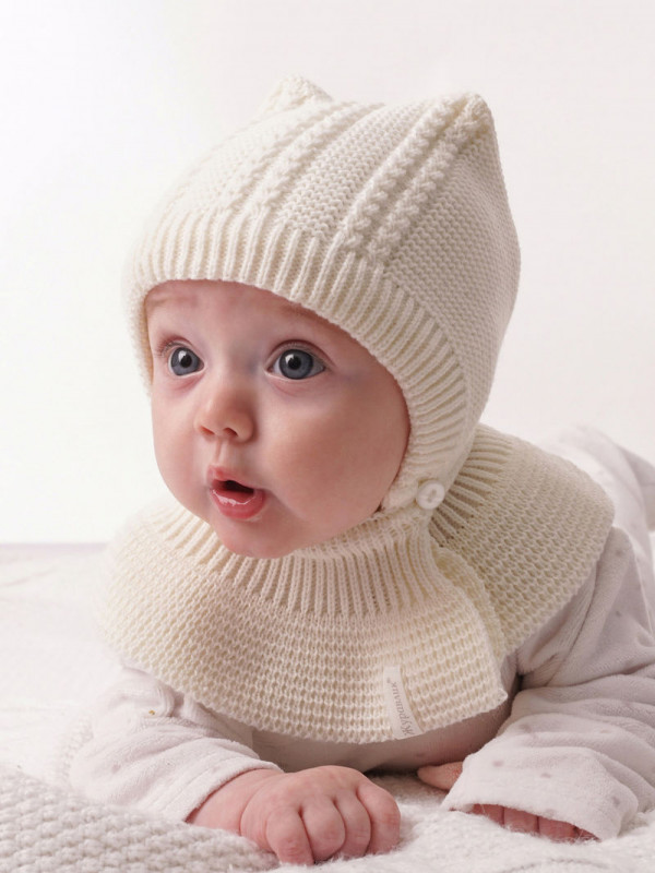 Шапка с манишкой Барбариска-М хб подкл Молоко