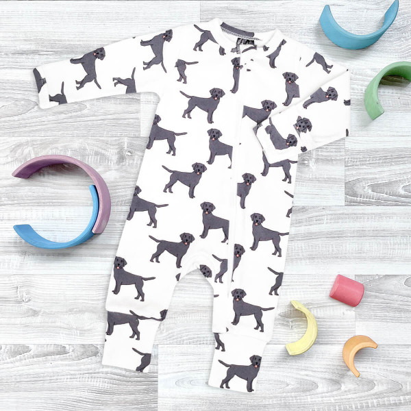 Комбинезон Mjölk Sleep and Play Собачки NEW, на манжетах