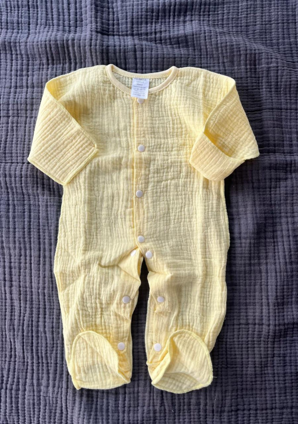 Слип из муслина Желтый