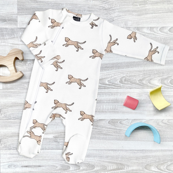 Комбинезон Mjölk Sleep and Play Гепарды 