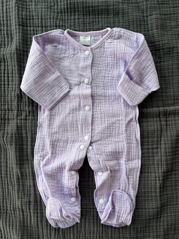  Слип из муслина Сиреневый