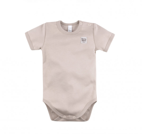 Боди короткий рукав Бежевый 