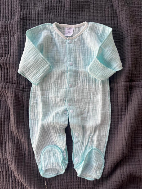 Слип из муслина Голубой