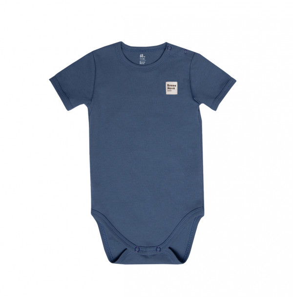  Боди короткий рукав Синий