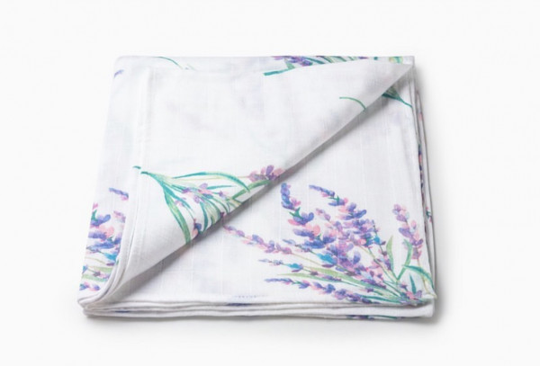 Пеленка муслиновая Лаванда 120*120 см