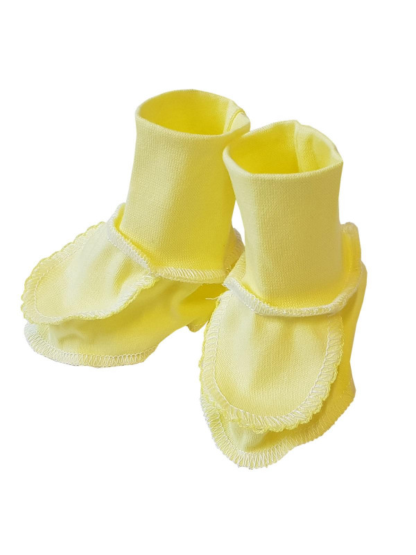 Пинетки трикотажные жёлтые