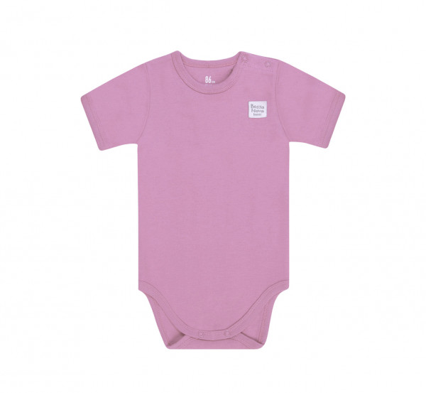  Боди короткий рукав Пудровый