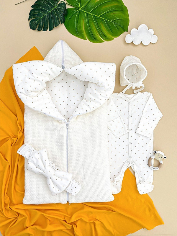 Комплект на выписку "ORGANIC" Молочный 