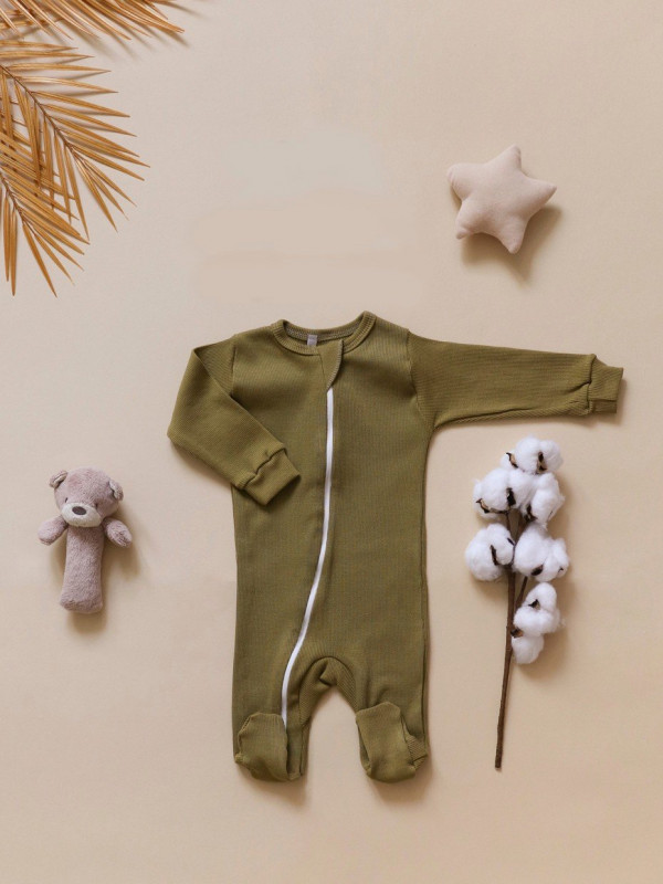 Комбинезон на молнии (кашкорсе) Хаки