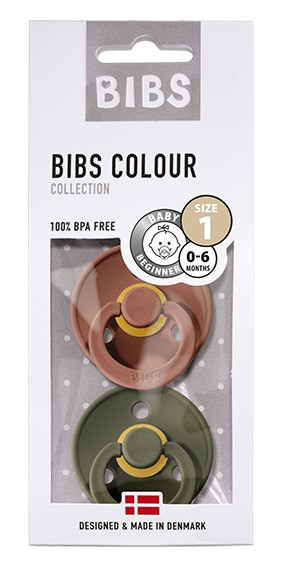 Набор BIBS Colour: Woodchuck/Hunter Green 2 шт 0-6 месяцев