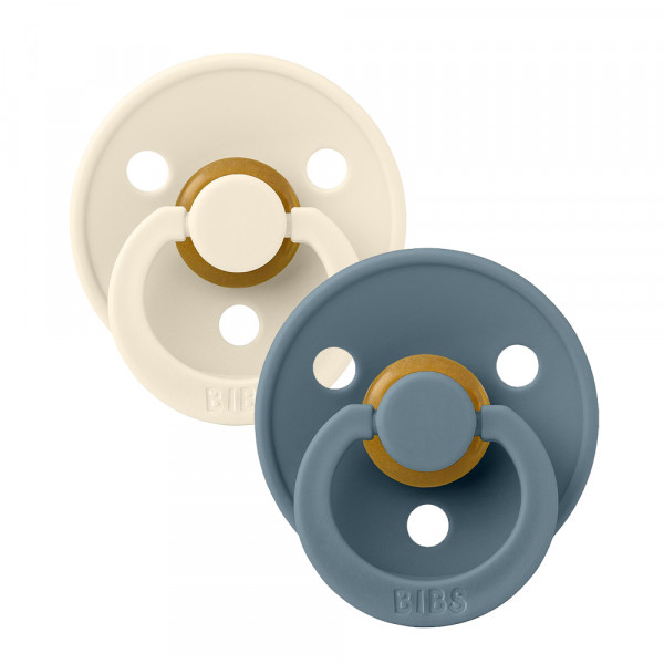  Набор BIBS Colour: Ivory/Petrol, 0-6 месяцев
