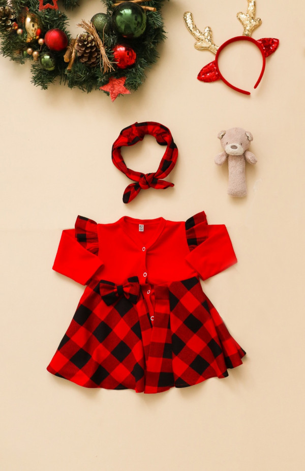 Боди-платье с солохой HAPPY NEW YEAR