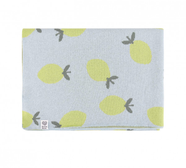 Плед для новорождённых Лимоны 