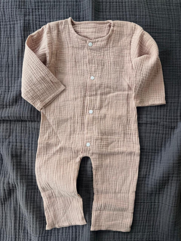  Комбинезон из муслина жатка Пудра