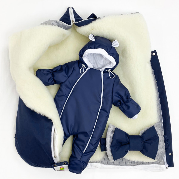 Конверт-одеяло МУЛЬТИКОКОН, Denim, т-синий