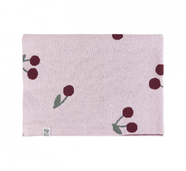 Плед для новорождённых Вишня 