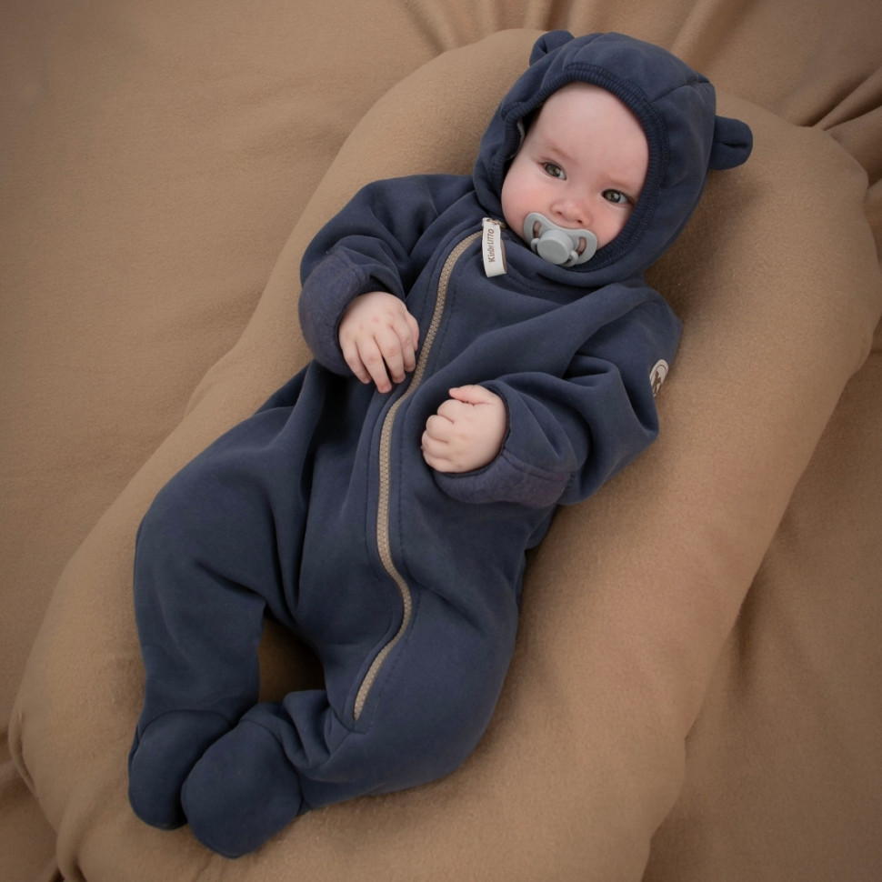 Комбинезон "Новый Пикколино-1", футер, новый деним