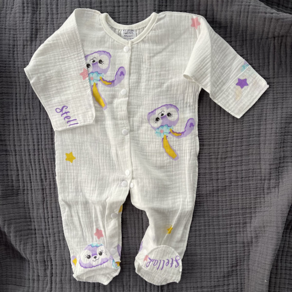 Слип из муслина Жатка Зайка