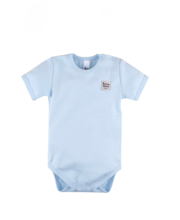 Боди короткий рукав Голубой 