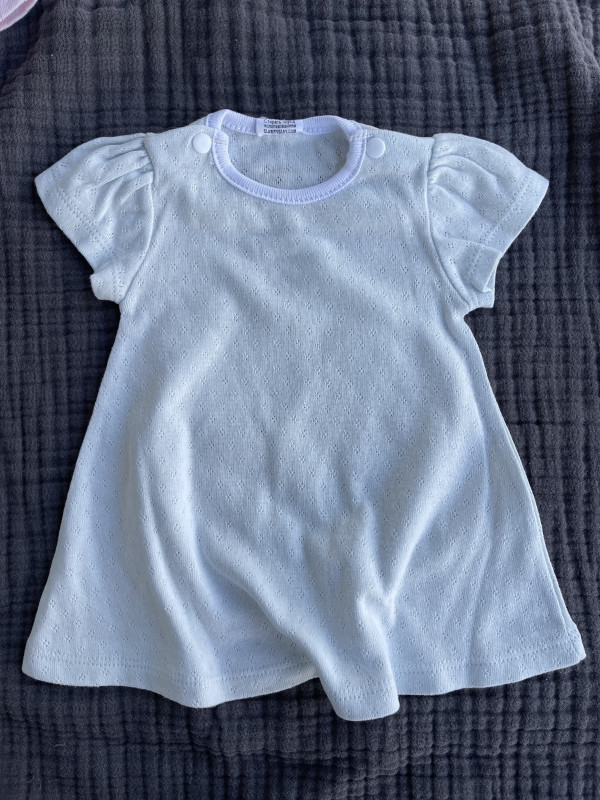 Платье Ажурное Голубой 