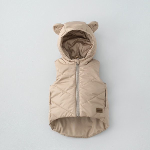 Безрукавка детская утепленная "Жилет Орсетто" Бежевый