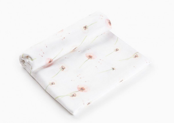 Муслиновая пеленка Одуванчик 120*120 см 