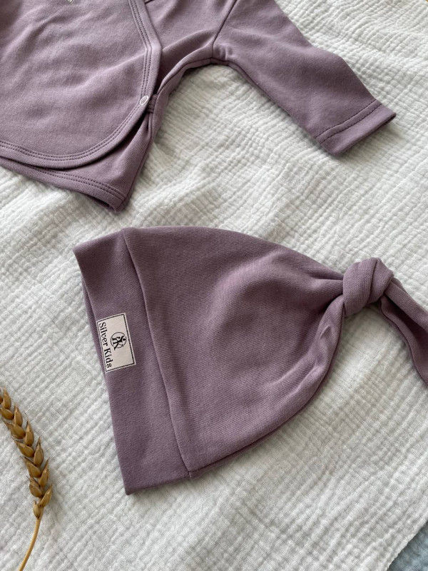 Шапочка-узелок Лиловый 