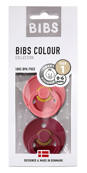 Набор BIBS Colour: Coral/Ruby 0-6 месяцев