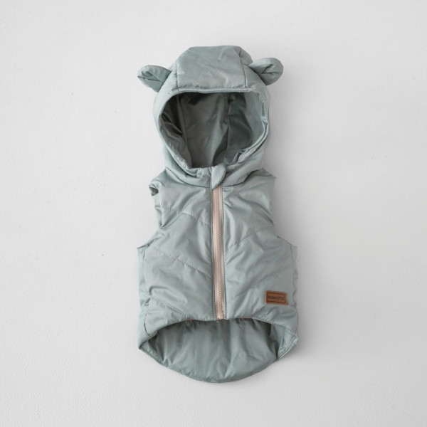 Безрукавка детская утепленная "Жилет Орсетто" Полынь