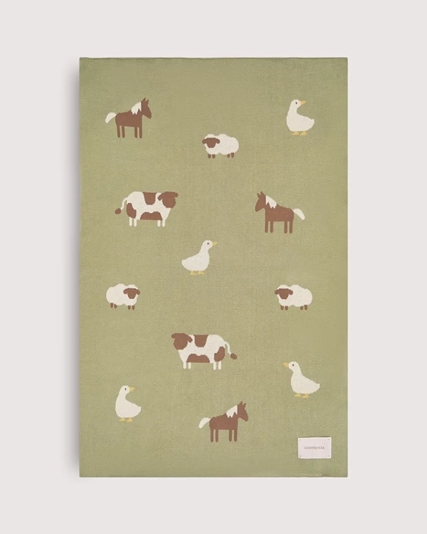 Плед детский "Ферма" Мультиколор