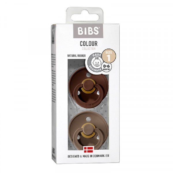 Набор BIBS Colour: Mocha/Dark Oak 0-6 месяцев
