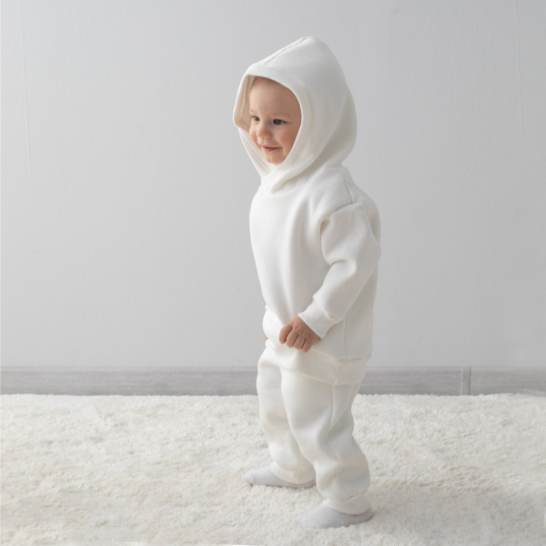 Комплект "Оверсайз" худи+штаны  футер Сахар 