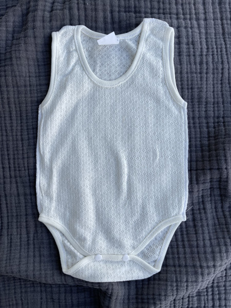 Боди-майка Ажур Молочный 