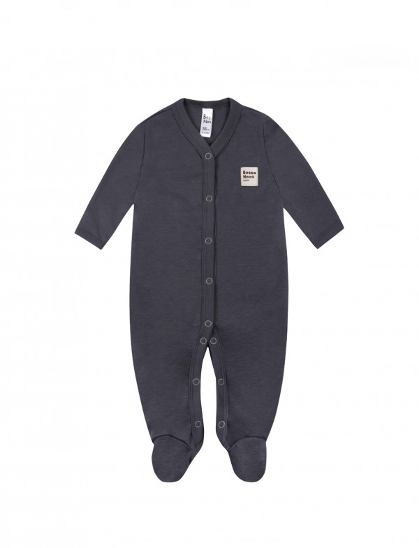 Комбинезон с закрытыми ножками Графит 