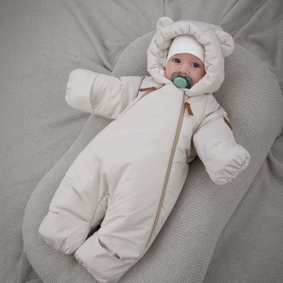 Комбинезон "Миш" демисезонный, светло-бежевый Комбинезон "Миш" демисезонный, светло-бежевый