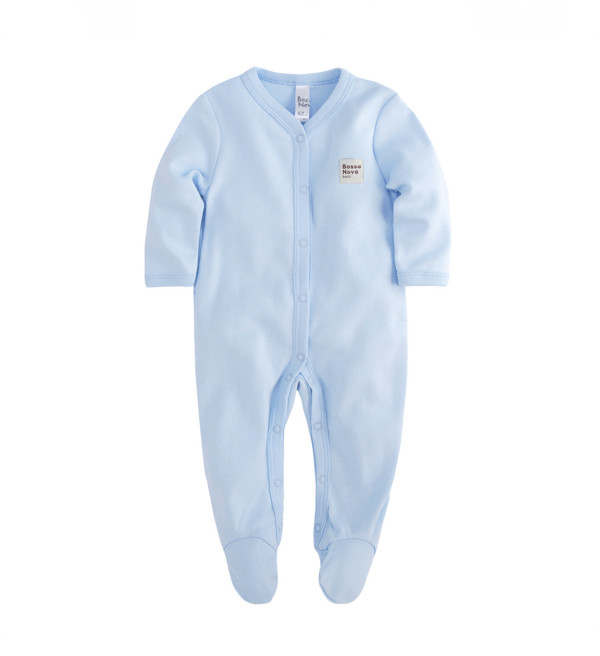 Комбинезон с закрытыми ножками Голубой 