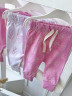 Комплект штанишек 3 шт розовый/листочки/веточки 