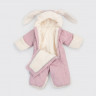 Комбинезон "Ушастик" демисезонный, пудра Комбинезон "Ушастик" демисезонный, пудра
