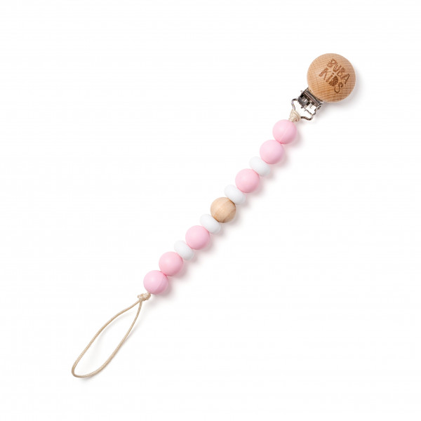 Держатель для пустышки Зефир Розовый