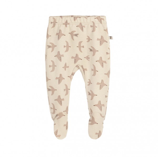  Ползунки с закрытыми ножками Латте Птицы 