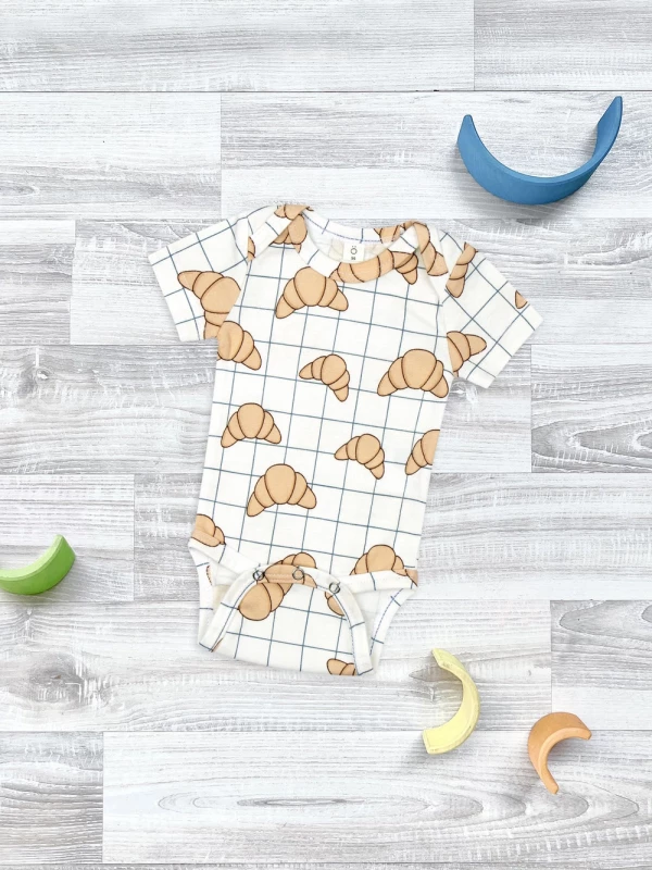 Боди Круассаны, с коротким рукавом