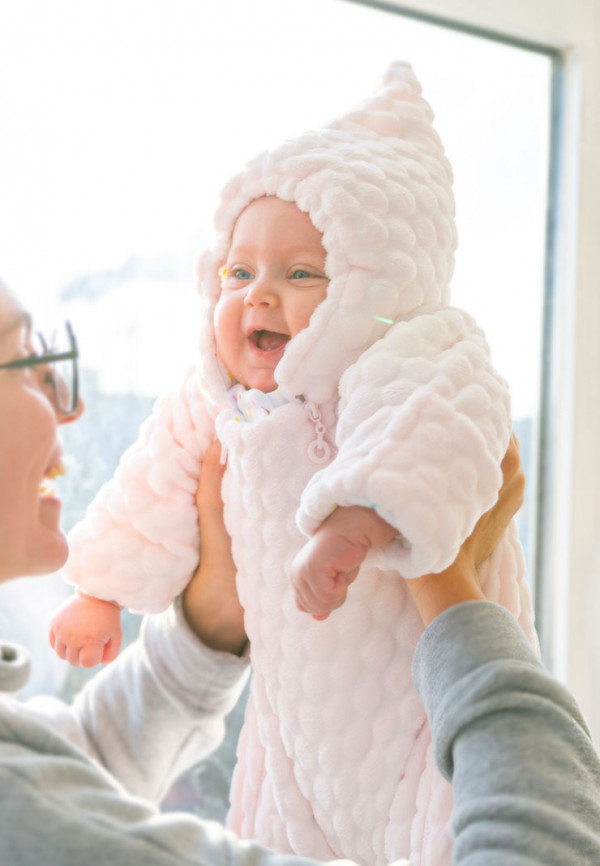 Плюшевый комбинезон "Буль-Буль" Персик