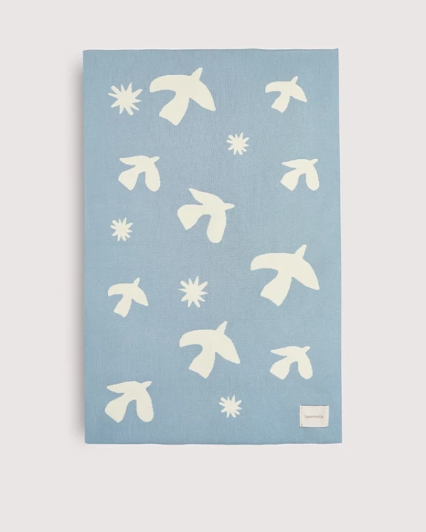 Плед детский Голубой