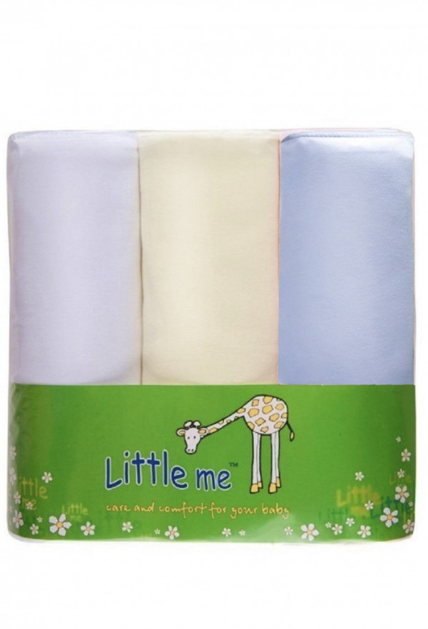 Комплект тонких трикотажных пеленок 3шт 90*120 см Мальчик 