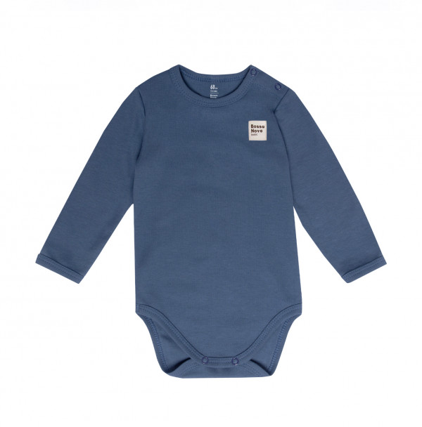 Боди с длинным рукавом Синий 