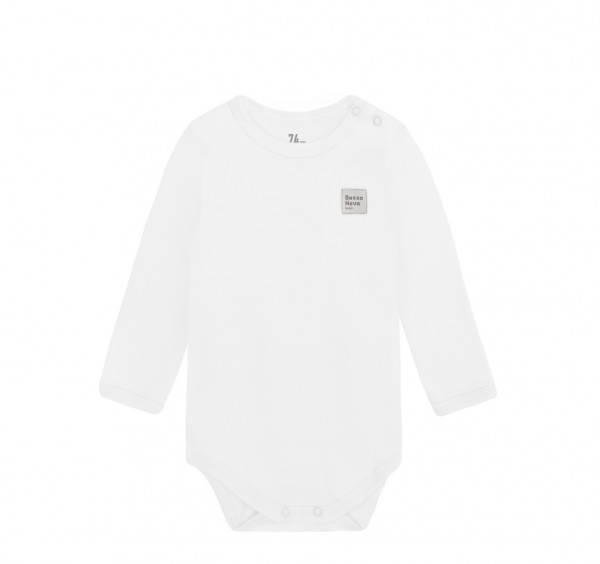 Боди с длинным рукавом Белый 