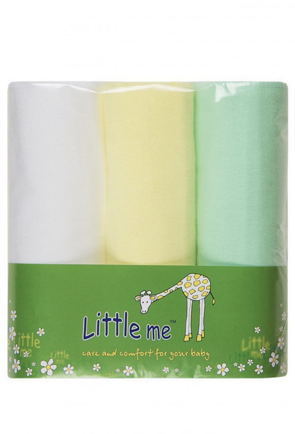 Комплект тонких трикотажных пеленок 3шт 90*120 см Нейтральные